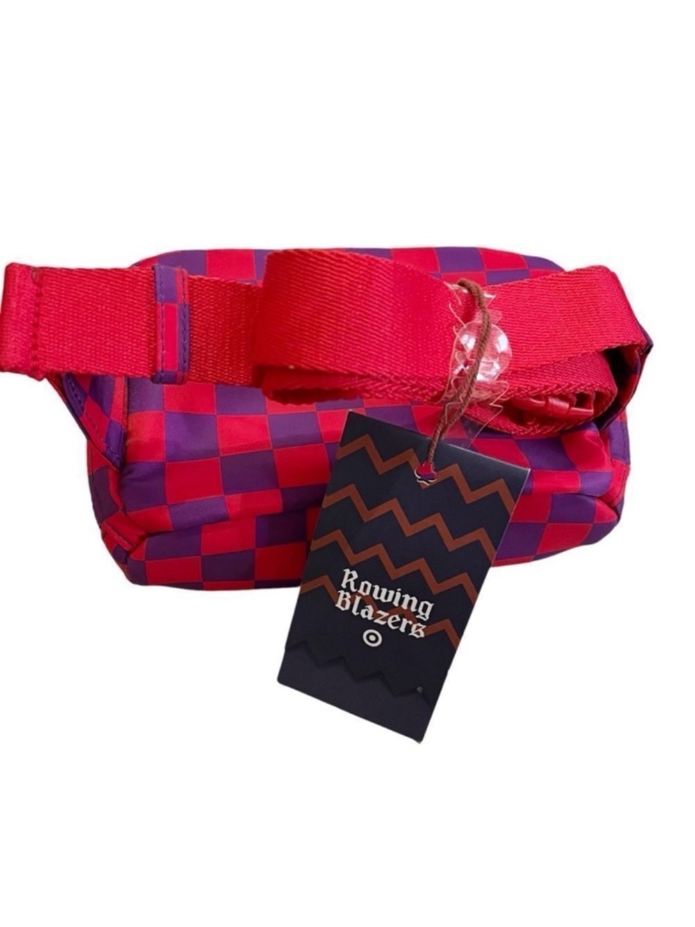 Rowing Blazers Red & Purple Checker Waist Pack